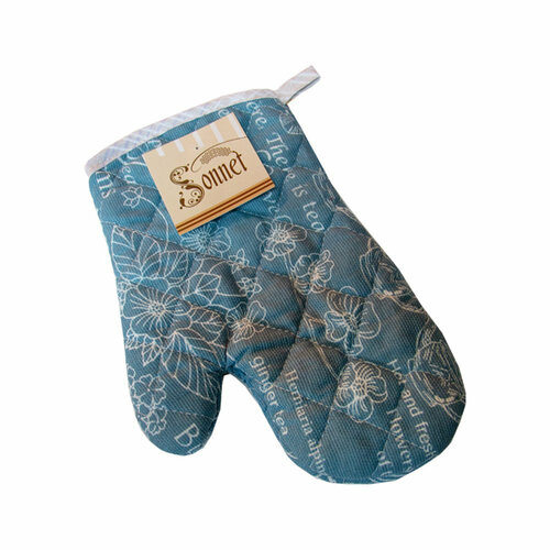 Варежка кухонная Sonnet Рогожка Версаль аквамарин 587₽