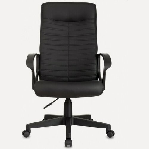 Изображение товара Кресло руководителя Бюрократ CH-480LT черный эко. кожа крестов. пластик