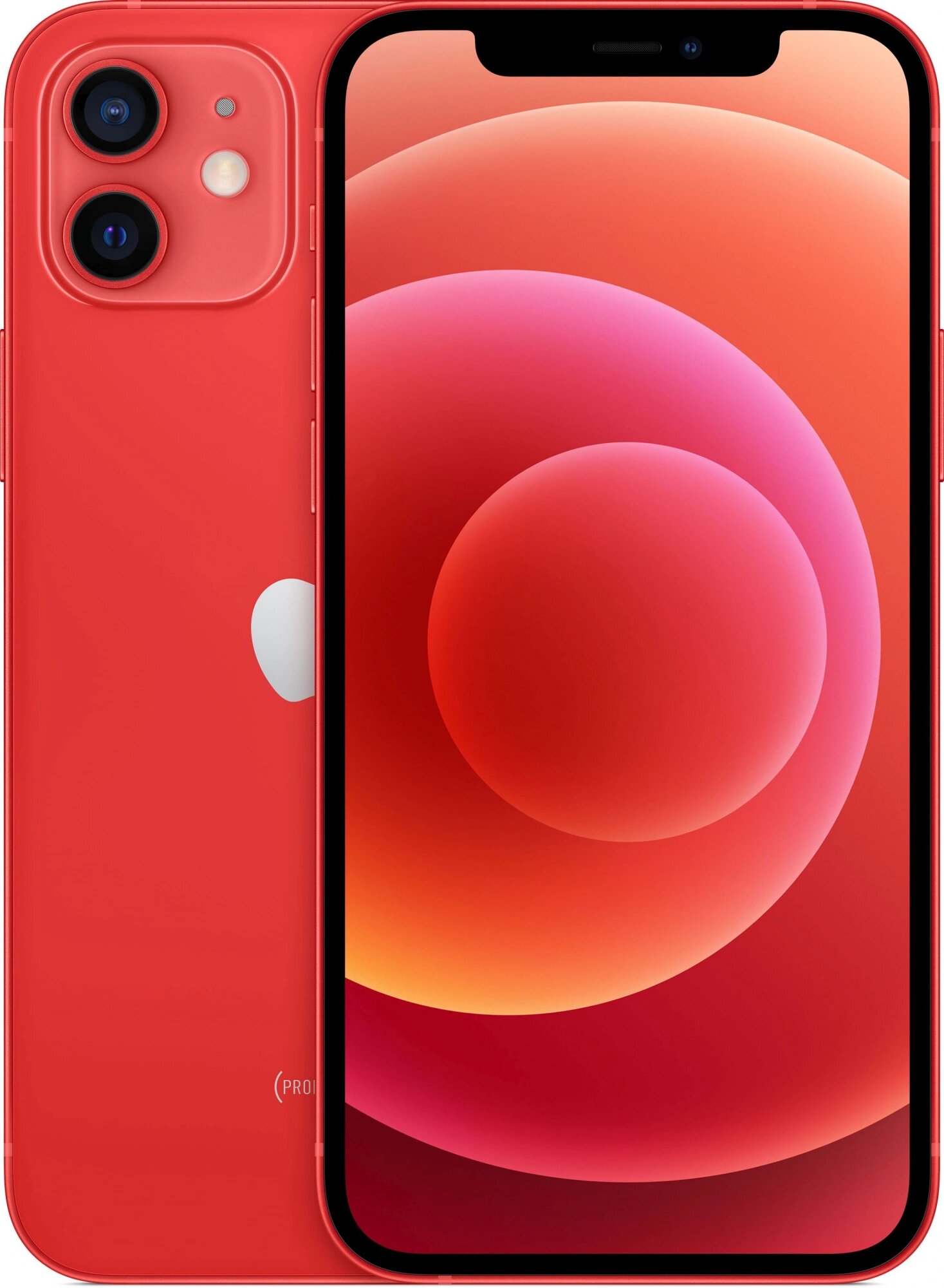 Смартфон Apple A2403 iPhone 12 64Gb 4Gb красный моноблок 3G 4G 1Sim 6.1" 1170x2532 iOS 15 12Mpix 802.11 a/b/g/n/ac/ax NFC GPS TouchSc Protect