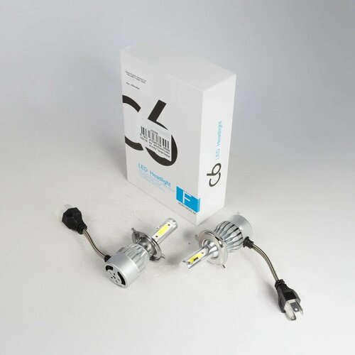 Лампа светодиодная BG-group H4, 4004(с6H4), 2 шт