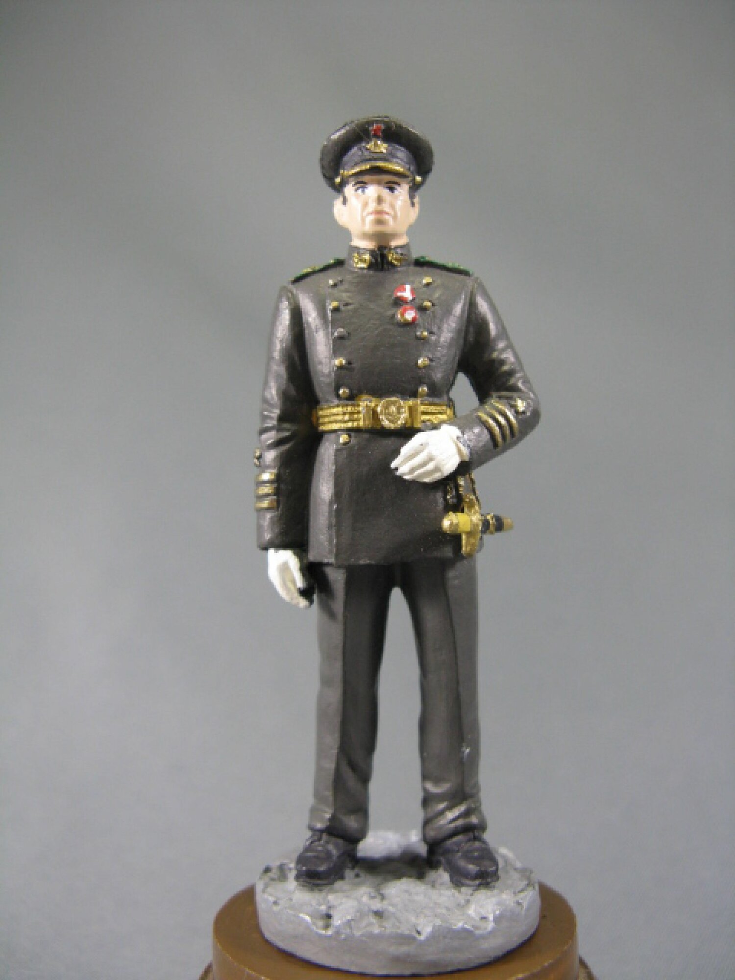 Оловянный солдатик Капитан 3-го ранга, морские части пограничных войск НКВД, 1943-1945 гг.