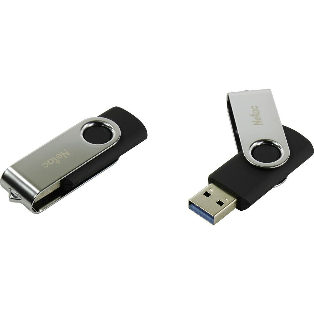 Накопитель памяти 64 Гб Netac U505 USB 3.0 64 ГБ, 1 шт, черный — фото 1