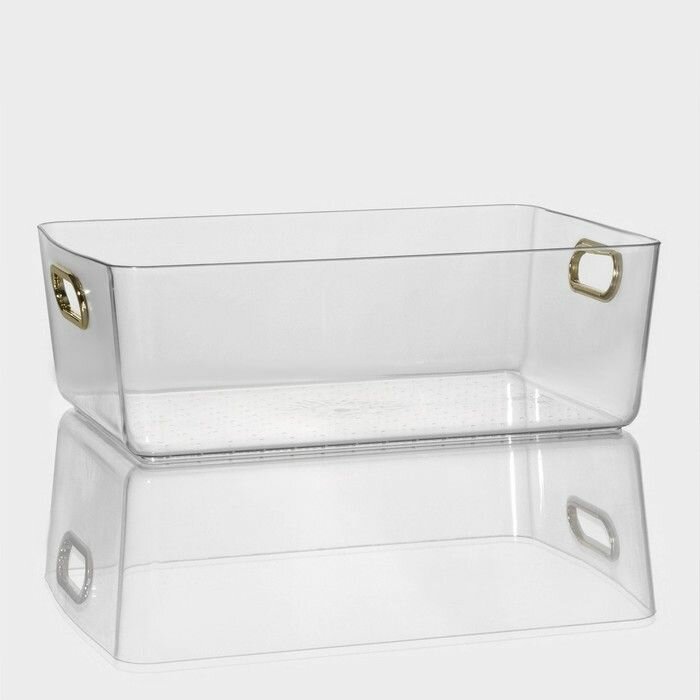 Контейнер для хранения Нежность  29 20 10 см цвет прозрачный