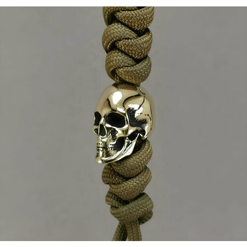 Бусина Черепушка Бронзовый На браслет