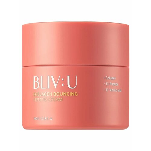Коллагеновый крем для тургора кожи с пептидами BLIV: U Collagen Bouncing Firming Cream 80 мл