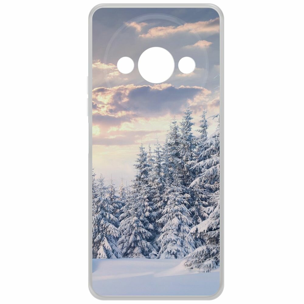 Чехол-накладка Krutoff Clear Case Снежный пейзаж для Xiaomi Redmi A3x