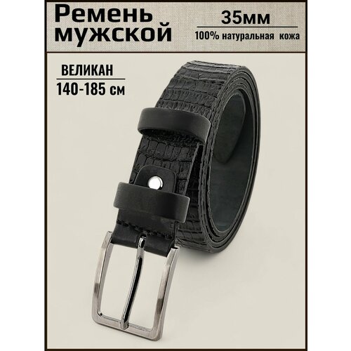 фото Ремень aksybelt для мужчин, размер 160, черный