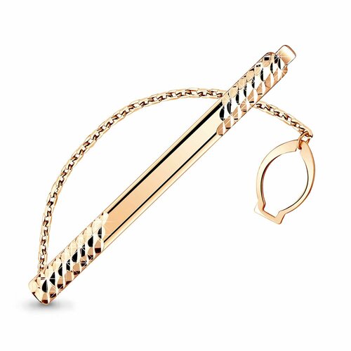 Зажим для галстука Diamant online красное золото 585 проба золотой 39136₽