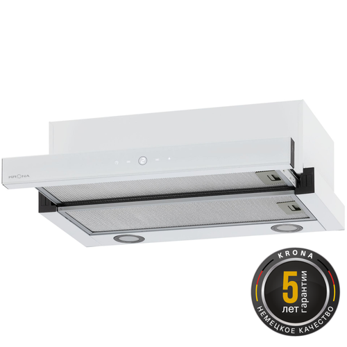 Вытяжка кухонная 60 см встраиваемая KRONA KAMILLA T SENSOR MAX 600 White KRHD252 14581₽
