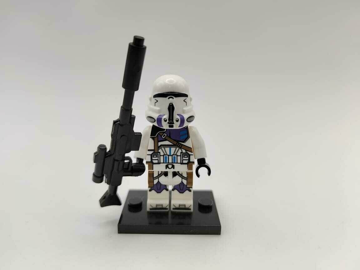 Минифигурка "Снайпер 187-й легиона", фигурка серии "Клоны" Star Wars, совместима с конструкторами Lego