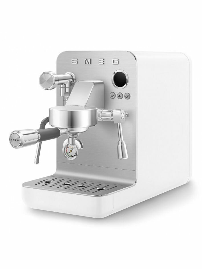 Кофемашина SMEG EMC02WHMEU, белая