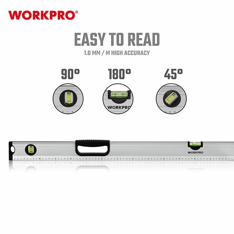 Уровень алюминиевый 1200мм WORKPRO — фото 1