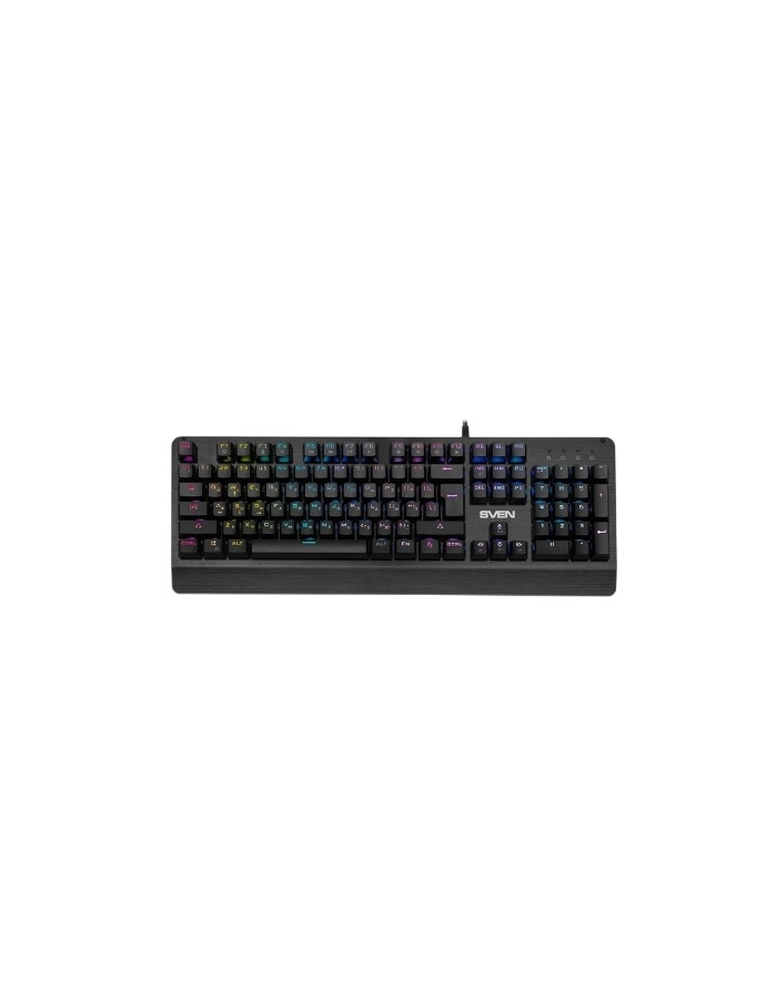 Механическая игровая клавиатура SVEN KB-G9700 (104 кл,+12Fn, RED switch, RGB, мет, корпус)