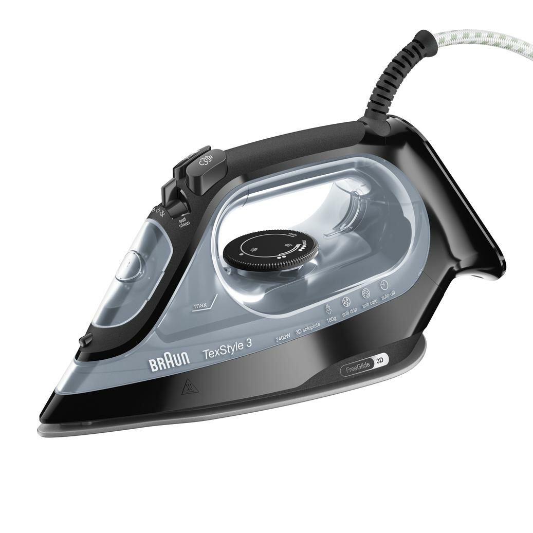 Утюг BRAUN TexStyle 3 SI3055BK (Цвет: Черный; Подошва: SuperCeramic) — фото 1