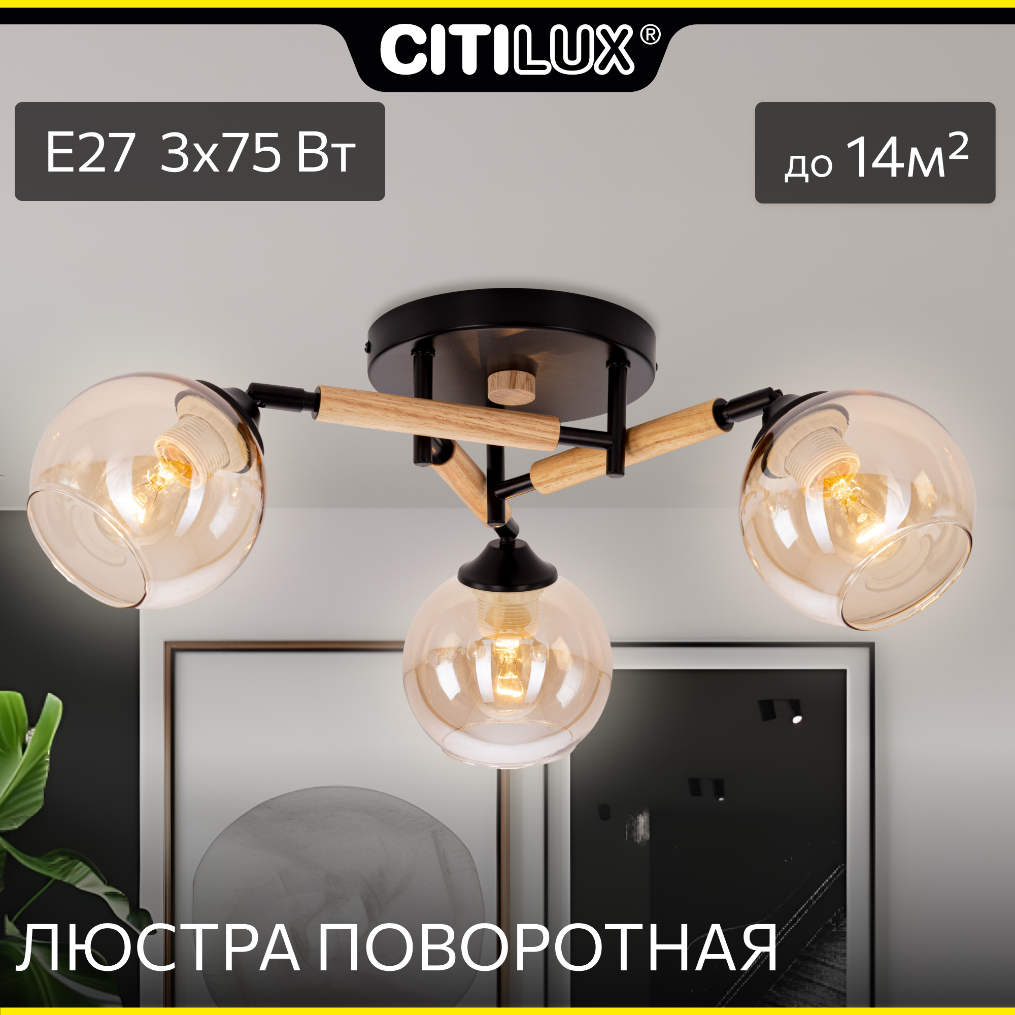 Люстра потолочная TIKA CL133131 Citilux