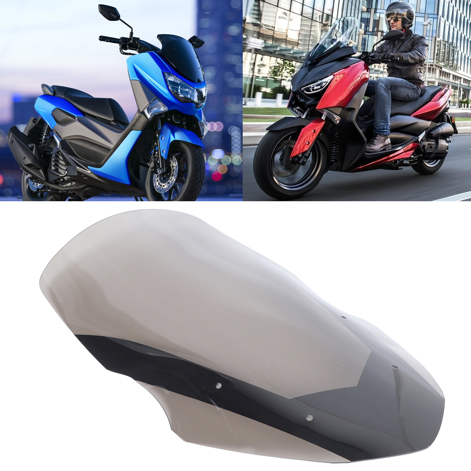 Ветровое стекло мотоцикла Ветровой дефлектор Подходит для Yamaha NMAX155/Nmax 150 Модифицированные детали