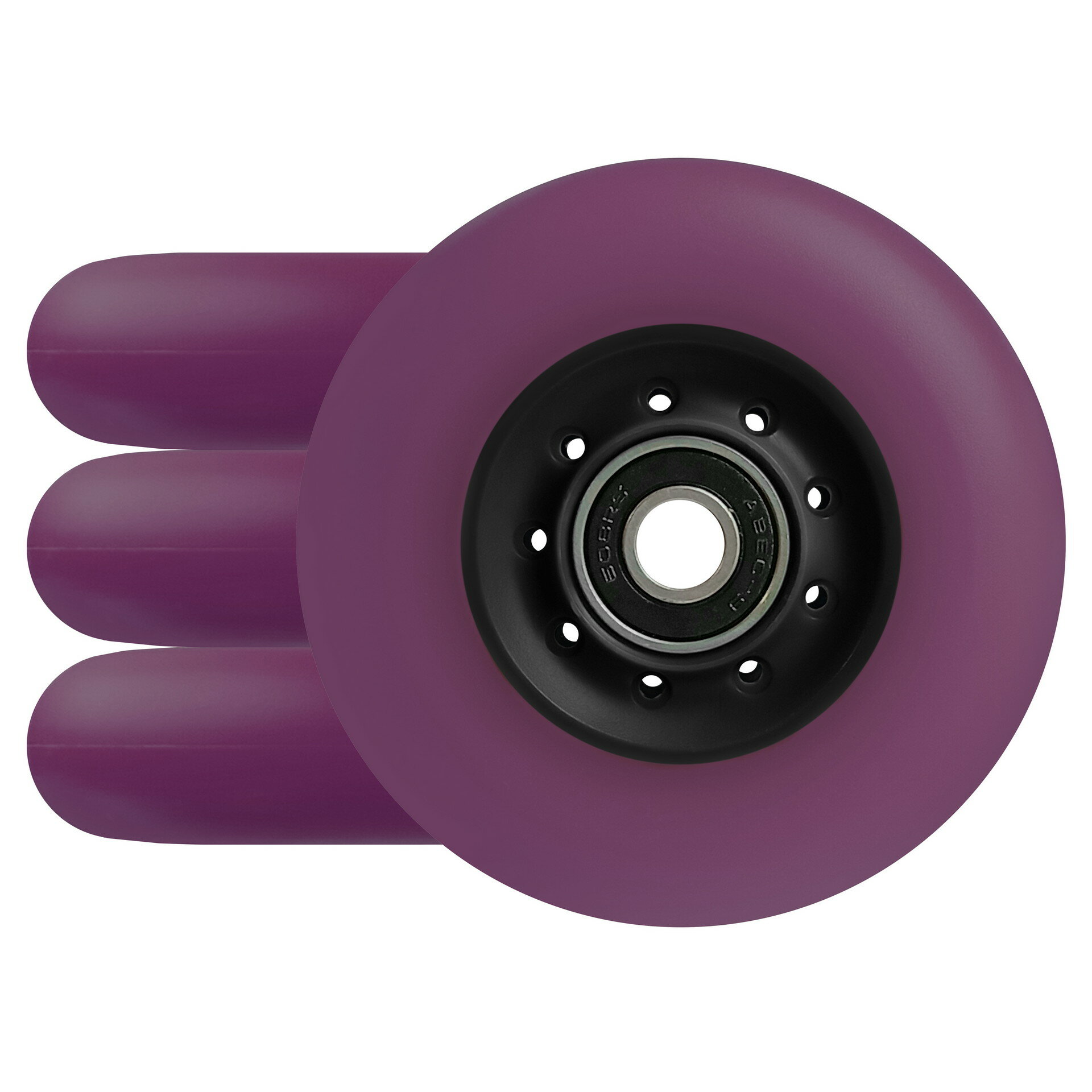 Набор колёс для роликов, 4шт: Ride Story Empower Wheels 80мм/85A (4pcs) + ABEC 9, Soft Purple/Black
