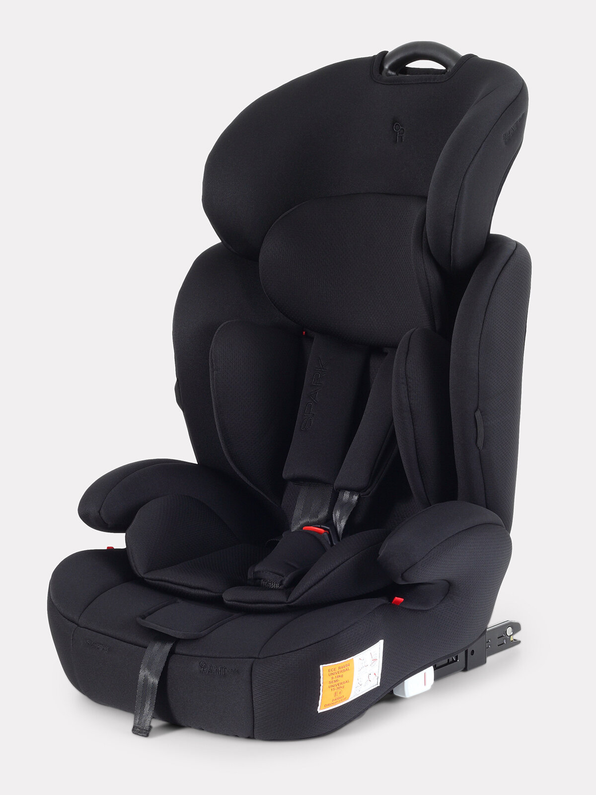 Автокресло Rant basic ZY12 Spark Next Isofix Black группа 1-2-3 (9-36 кг)