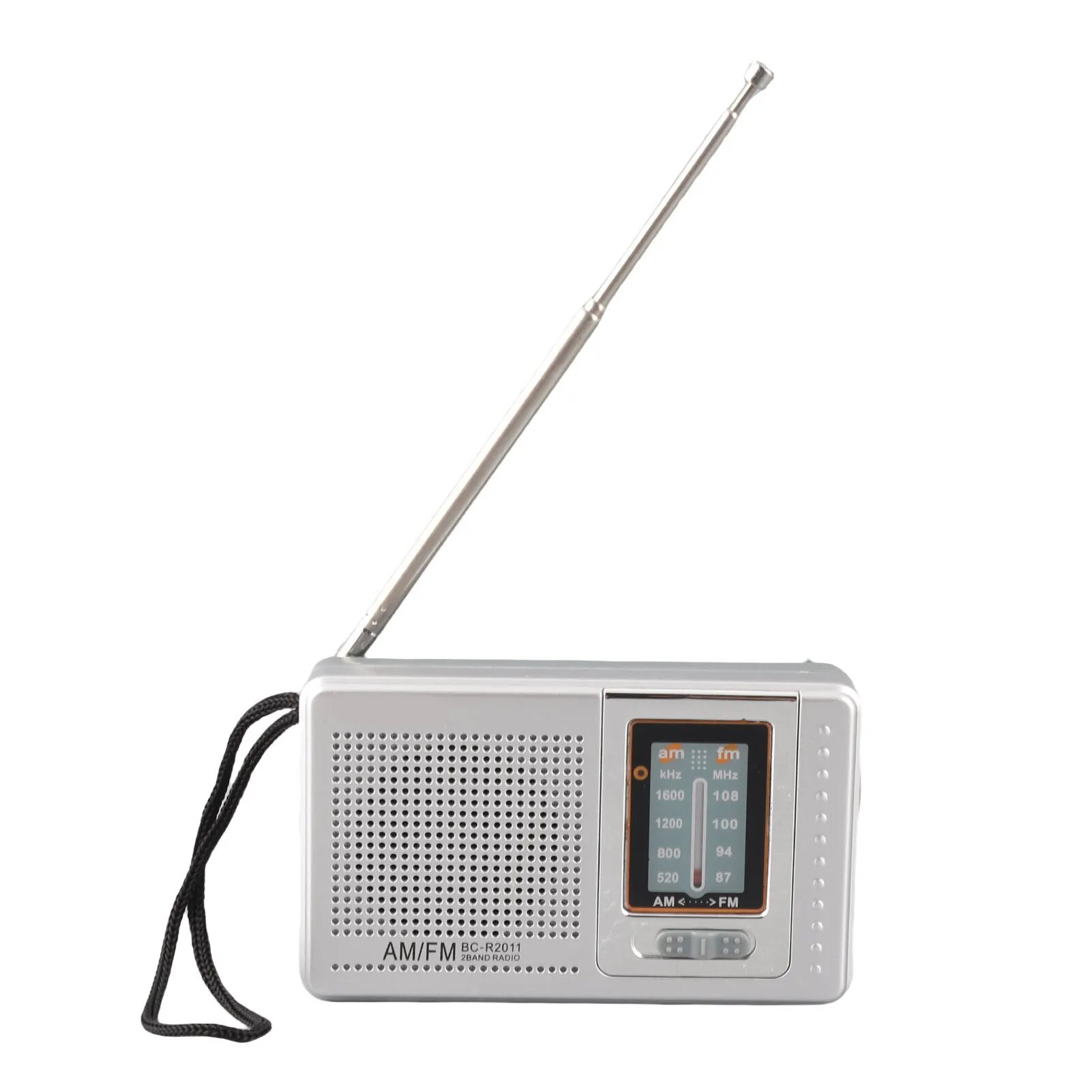 Ashata Портативное радио AM/FM серебристый
