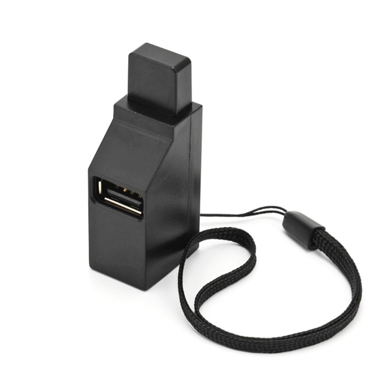 USB2.0 концентратор Удлинитель Мини-Разветвитель 3 Порта Высокоскоростной Считыватель Дисков для Портативных ПК Телефонов USB-Адаптер