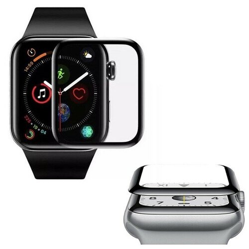 Защитное стекло для Apple Watch 38mm XO FP1 3D HD soft черное