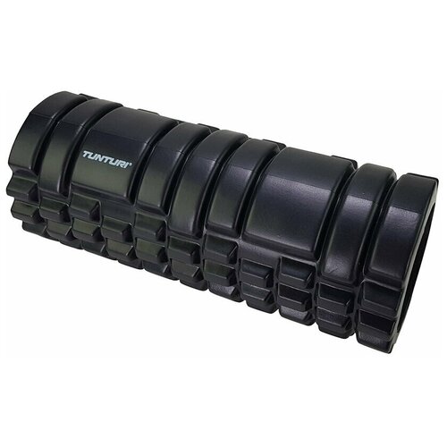 фото Цилиндр tunturi yoga foam grid roller, 33 см, черный