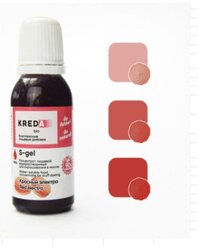 Краситель пищевой S-gel 57 KREDA Bio красный электро. 20мл 6780354