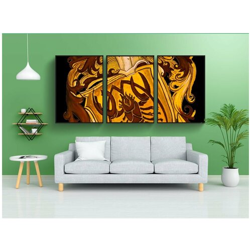 фото Набор модулных постеров для интерьера "знак звезды, рак, гороскоп" 60x90 см. в тубусе, без рамки lotsprints