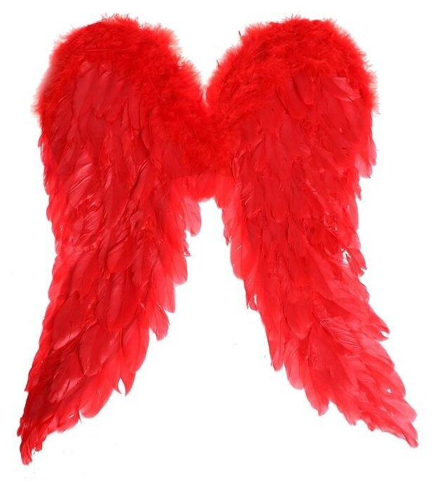 Крылья "Ангел" 50*50, цвет красный 6900031