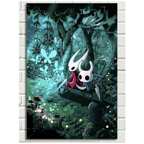 Картина по номерам игра Hollow Knight (Хорнет, Грязьмут, полый жук, платформер) - 8171 В 60x40 картина по номерам на холсте игра hollow knight 8169 в 60x40