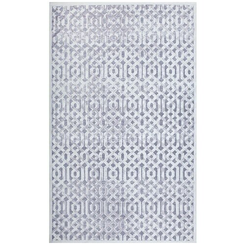 Ковер вискоза Рим 722W 160x235 см цвет светло-серый