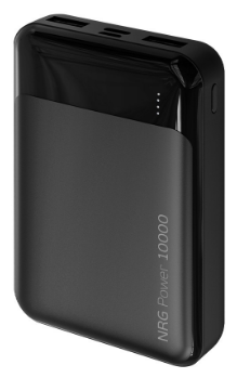 Внешний компактный аккумулятор (Power Bank) NRG Power Compact, 10000 mAh, 2.1A, 2xUSB, DEPPA