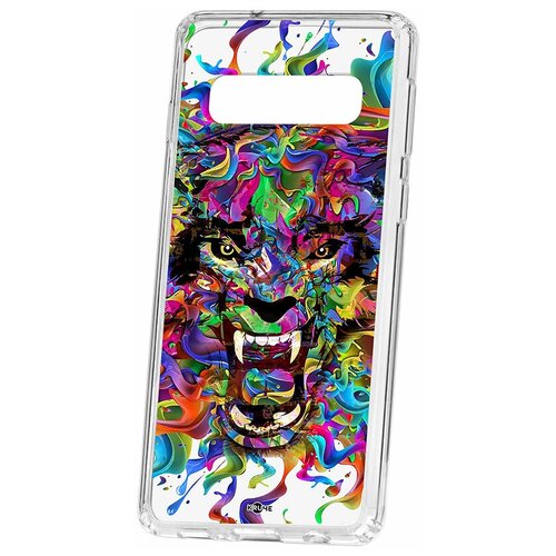 фото Чехол на samsung galaxy s10 kruche print colored beast / чехол для samsung / чехол с рисунком / чехол с принтом / чехол для самсунг / чехол для самсунг / бампер на гелакси / чехол накладка для гэлэкси / противоударная накладка для samsung galaxy / защита для galaxy / защита на samsung / cиликоновый чехол для samaung galaxy / пластиковый чехол на самсунг / защитный чехол для самсунг / чехольчик / защита телефона / ударопрочный чехол / галакси кruче,kruche