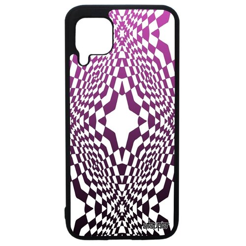 фото Модный чехол на смартфон // huawei p40 lite // "иллюзия звезда" геометрический ромб, utaupia, розовый