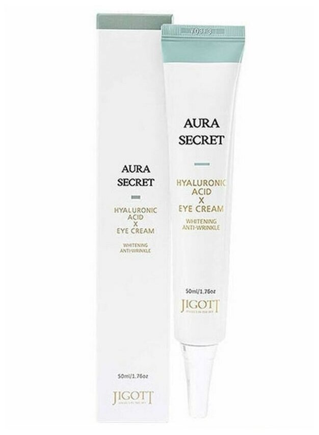 Jigott Крем для век с гиалуроновой кислотой / Aura Secret Hyaluronic Acid Eye Cream, 50 мл