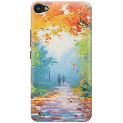 фото Re:pa накладка transparent для meizu u20 с принтом "яркая осень"