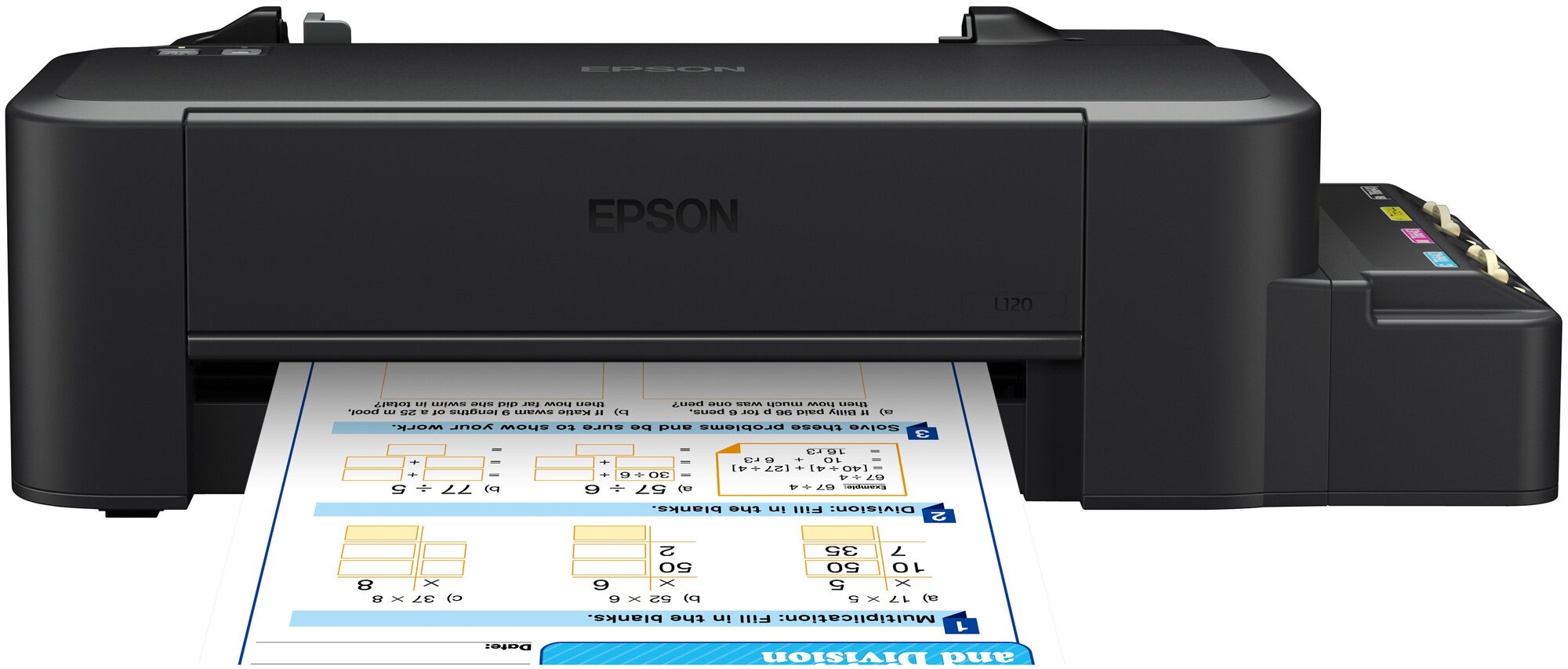 Принтер струйный Epson L120, цветн., A4, черный