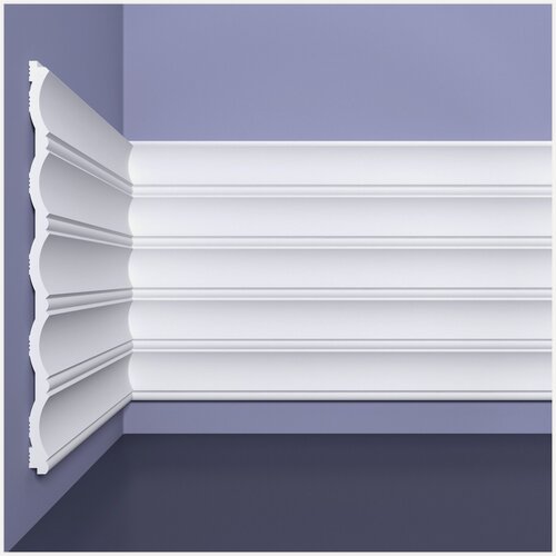 Изображение товара Стеновая панель ударопрочная, влагостойкая bello deco СП 04/2 белая.