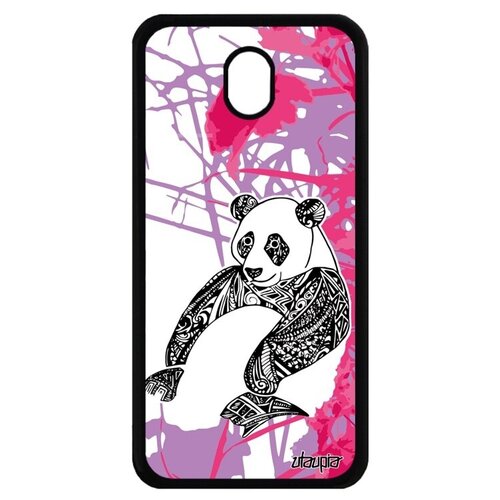 фото Дизайнерский чехол на смартфон // samsung galaxy j7 2017 // "панда" азия китайский, utaupia, розовый