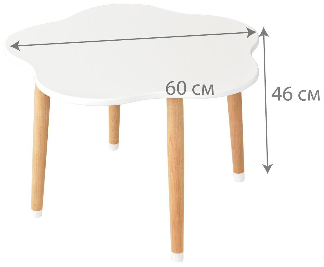 Детская мебель стол детский деревянный Мега Тойс Звезда - фотография № 4