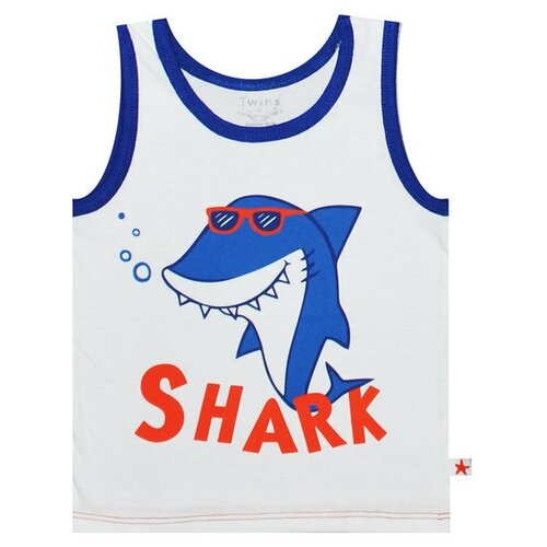 фото Майка twins "акула" (набивка, супрем), 92 р. 18.1