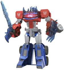 Трансформер Transformers Cyberverse Adventures Оптимус Прайм F2731, красный/синий