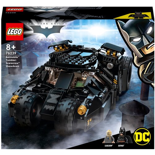 LEGO DC Comics Super Heroes 76239 Бэтмобиль «Тумблер»: схватка с Пугалом, 422 дет. набор jada toys машинка с фигуркой batmobile 2 75 1 24 2015 arkham knight batmobile w batman figure