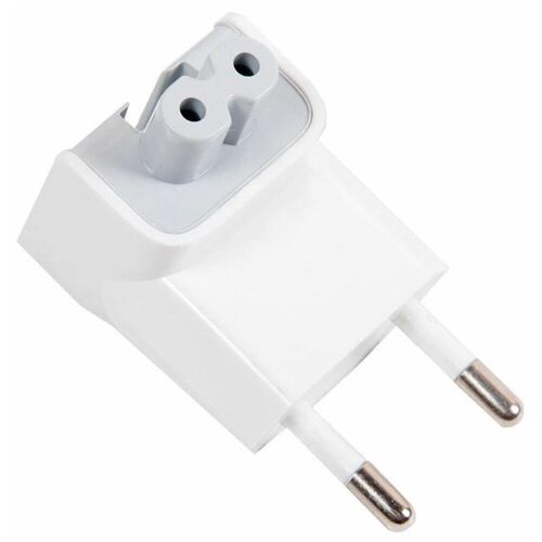 Переходник Apple Euro Plug, белый переходник для apple a1561 euro plug белый