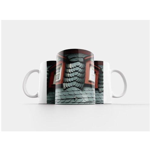 фото Кружка "крыша, шиферная крыша, сланцы" 320 мл lotsprints