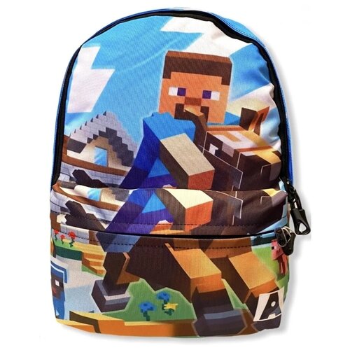 фото Рюкзак / ранец для мальчика minecraft майнкрафт evdakoff