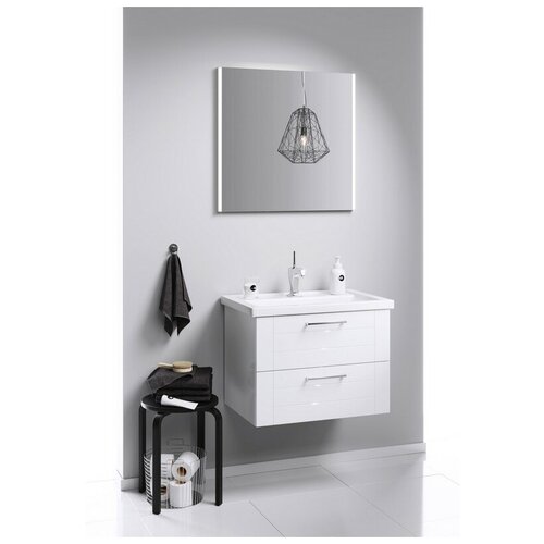 фото Мебель для ванной aqwella manchester 70 (тумба с раковиной + зеркало)
