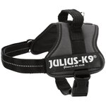 Шлейка тренировочная для собак Trixie Julius-K9 0/M–L антрацит 40 мм 58 –76 см (1 шт) - изображение