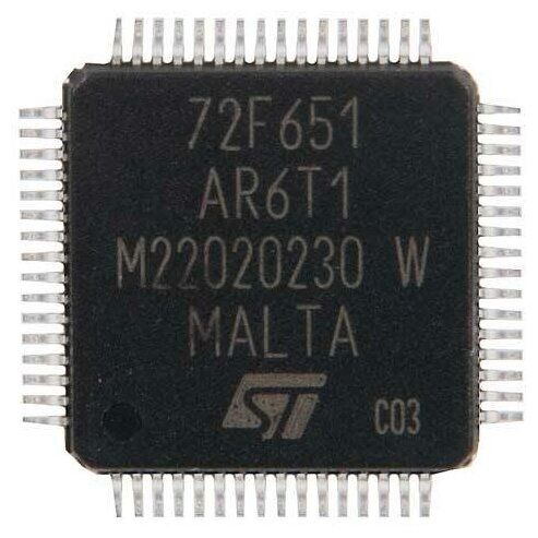 ST72F651AR6T1 Микроконтроллер CISC NXP , QFP