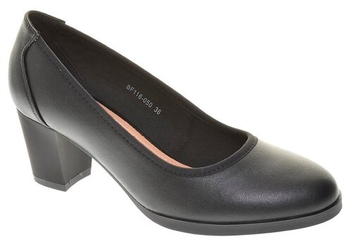 Туфли Baden женские демисезонные, размер 40, цвет черный, артикул BF116-050